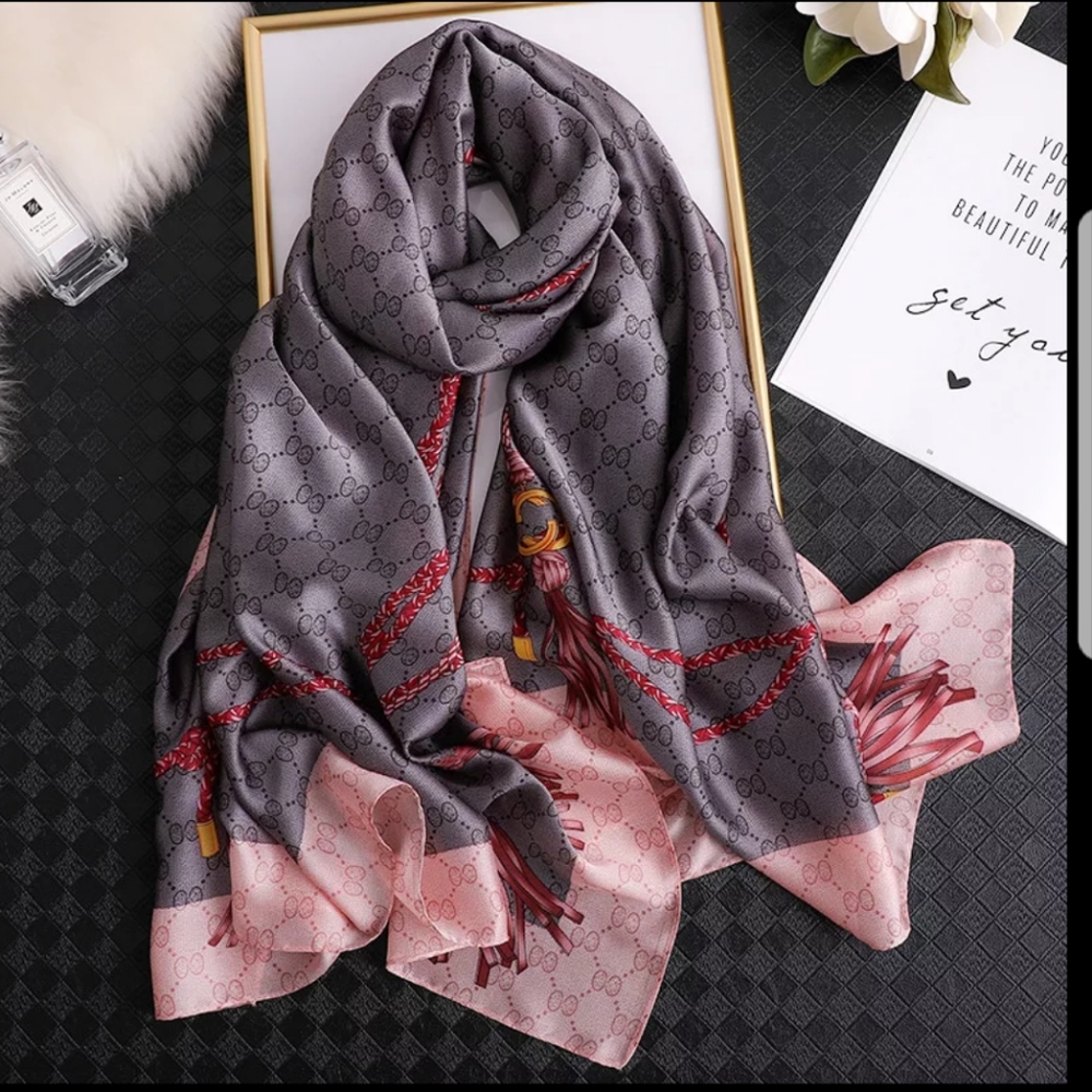 Summer Silk Fashion Scarf